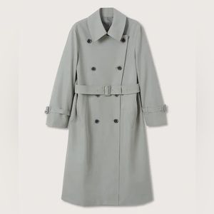Mango double breasted trench coat